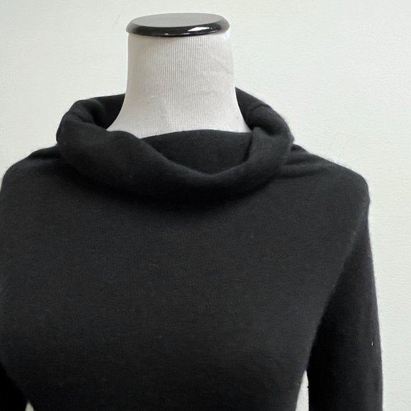 Bebe Black cowl neck cashmere sweater M - Picture 2 of 5
